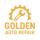 golden auto repair logo